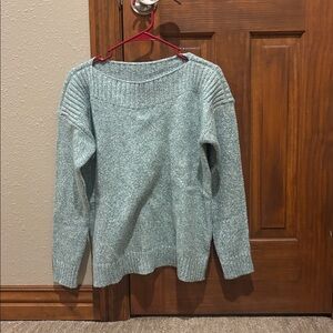 J. Jill Marled Rib-Stitched Sweater in Lucite/cream